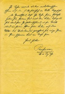 Brief an Josef Scheit Seite 2