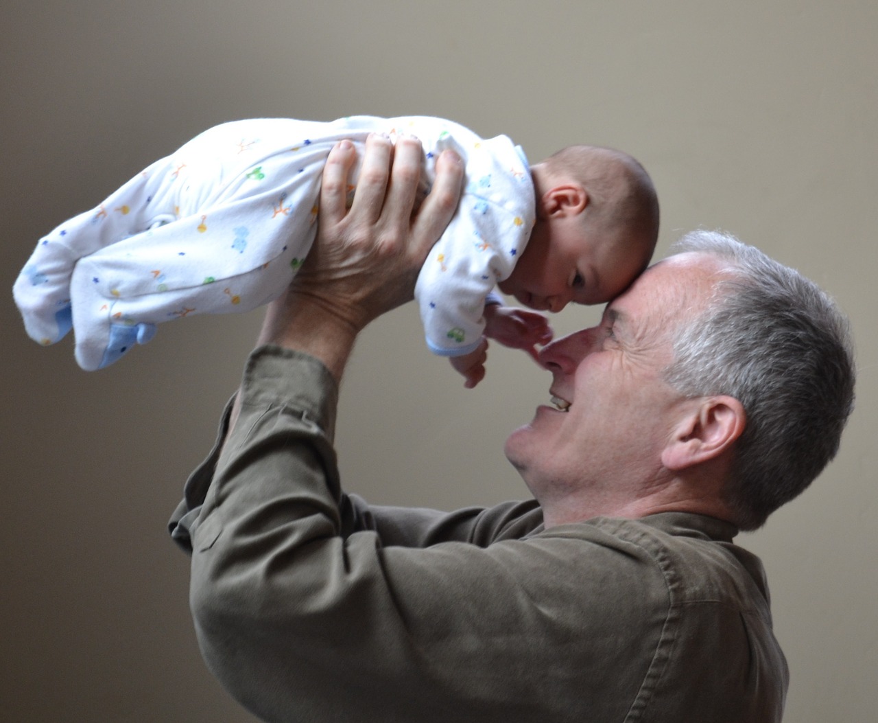 Ahnenforschung Tobolka Vater mit Kind